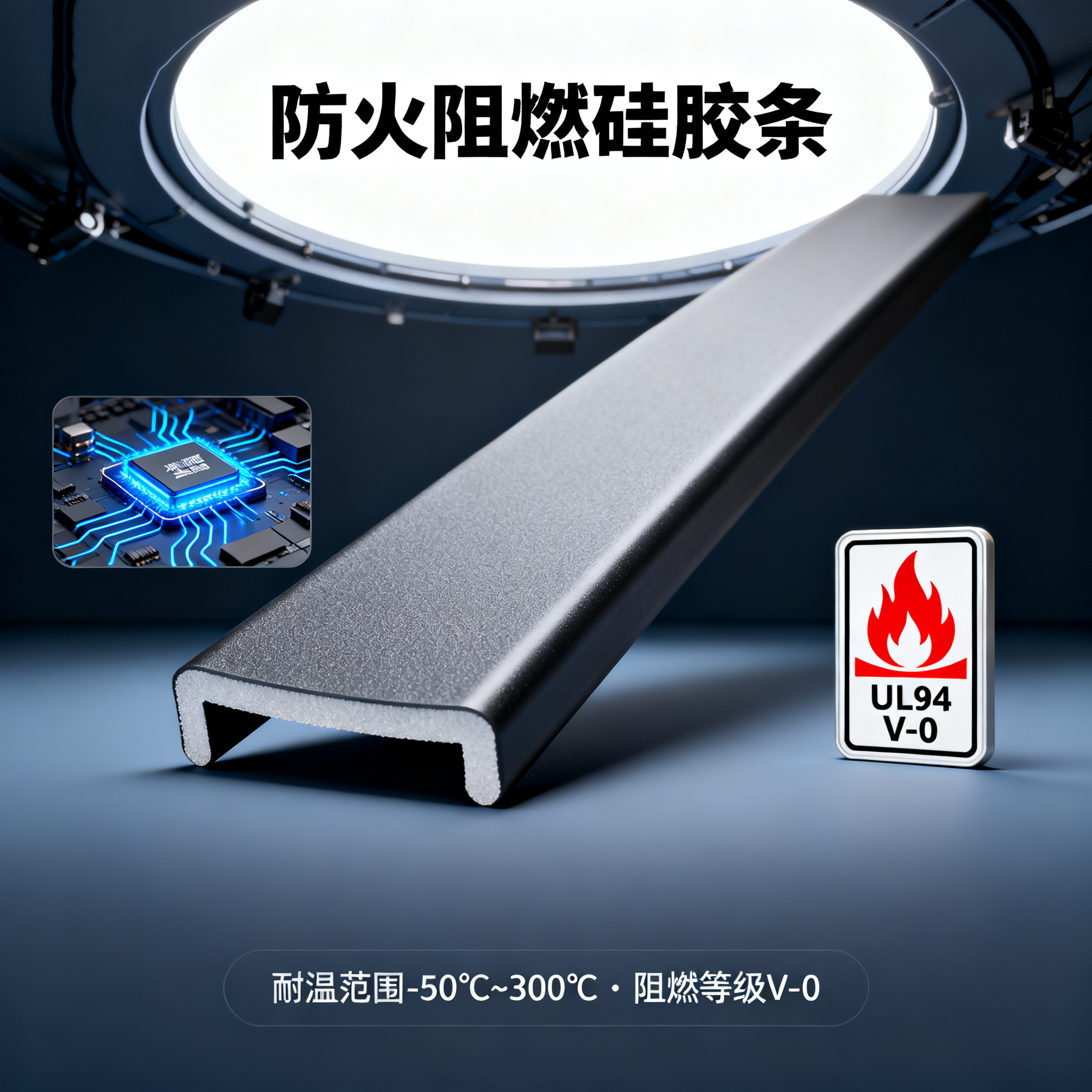 防火阻燃硅膠條